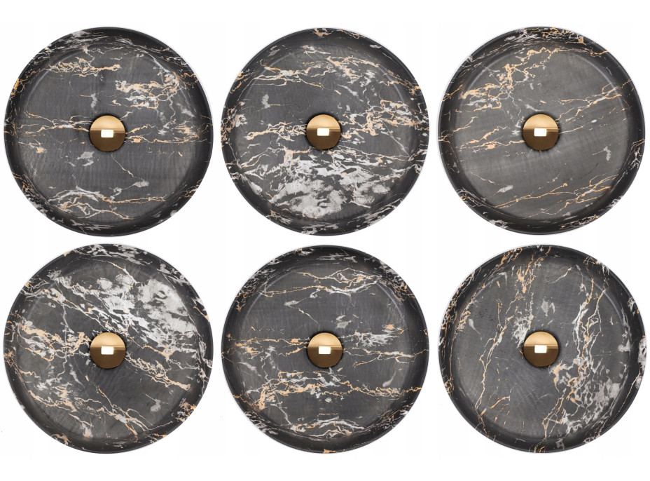 Keramické umyvadlo MAXMAX Rea SAMI APOGEO MARBLE - imitace mramoru