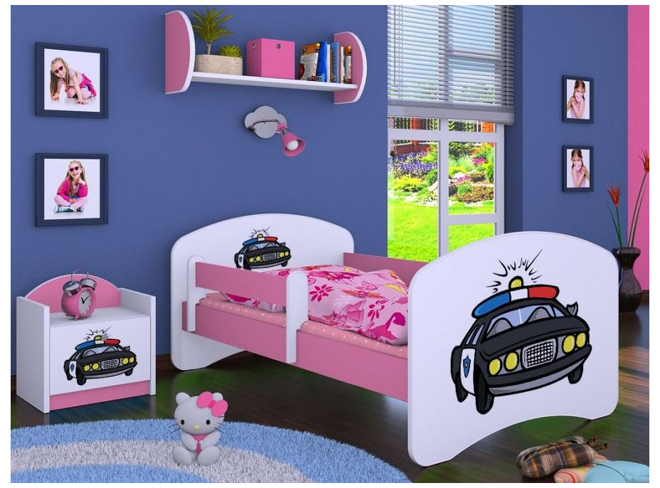 Dětská postel bez šuplíku 140x70cm POLICIE