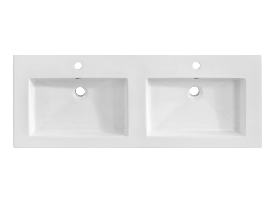 Keramické umyvadlo SPIRIT WHITE 120 cm - bílé
