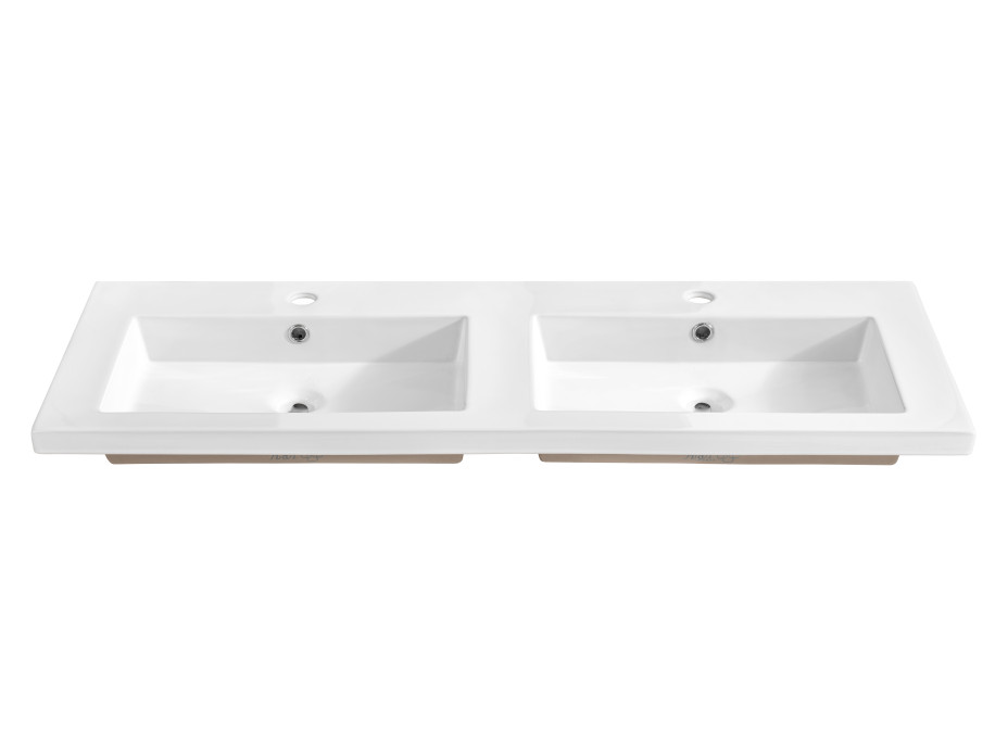 Keramické umyvadlo SPIRIT WHITE 120 cm - bílé