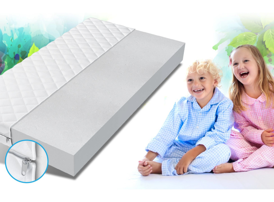 Dětská pěnová matrace PREMIUM MAX RELAX 200x120x8 cm