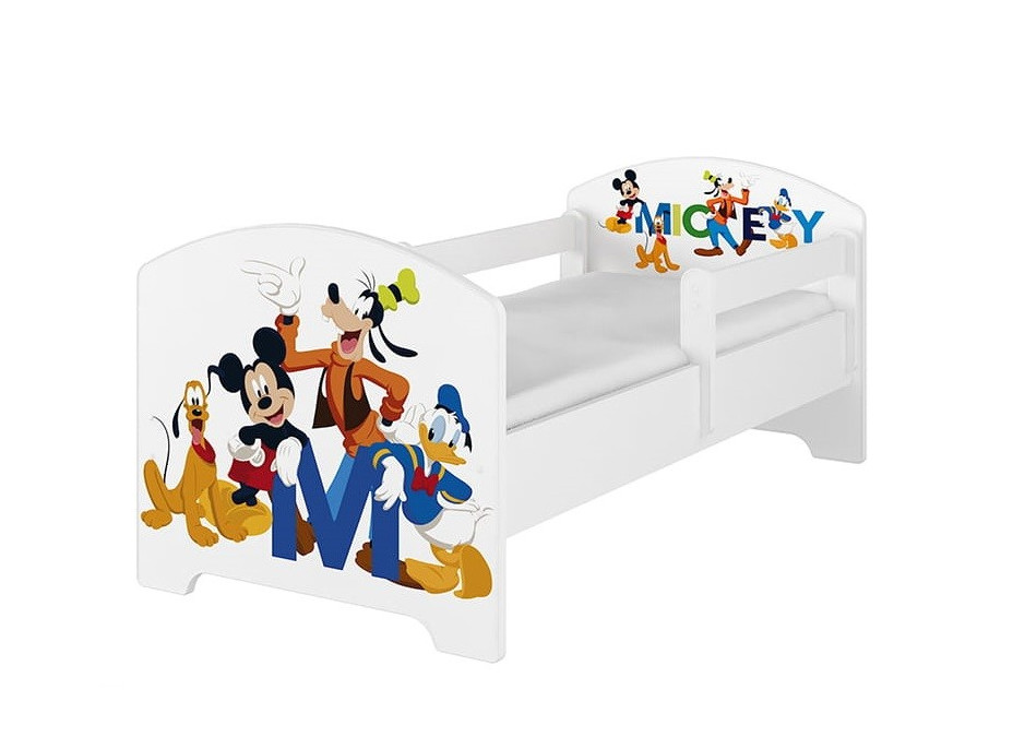 Dětská postel Disney - MICKEY FRIENDS 140x70 cm