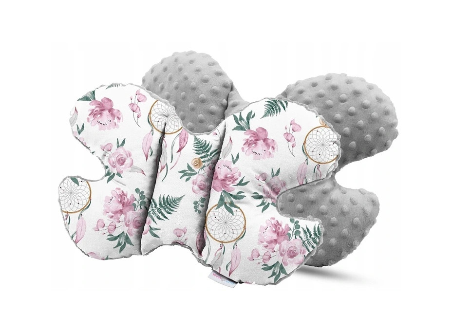 Dětská deka do kočárku s polštářkem a motýlkem - BABYMAM PREMIUM set 3v1 - Dreamcatcher