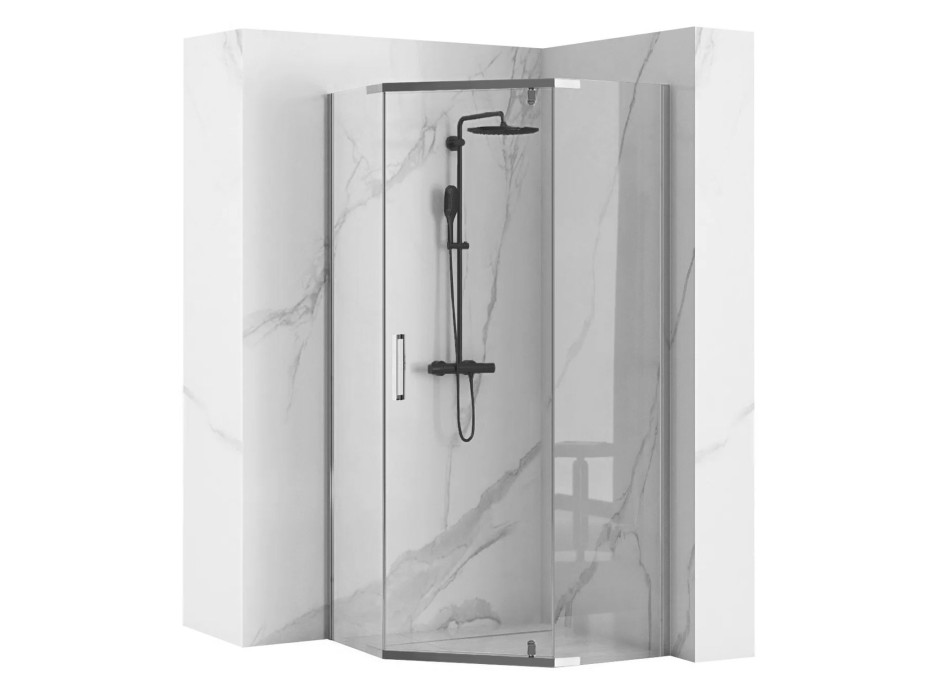 Sprchový kout MAXMAX Rea AXIN 80x80 cm - chromový