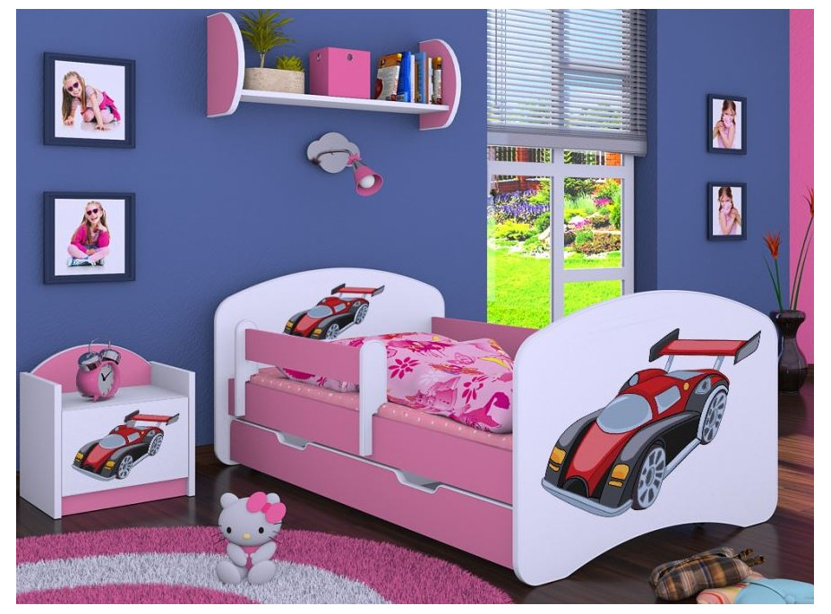 Dětská postel se šuplíkem 180x90cm SUPER FORMULE