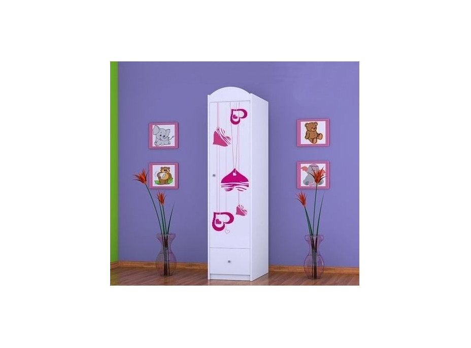 Dětská skříň FALL IN LOVE - TYP 3A