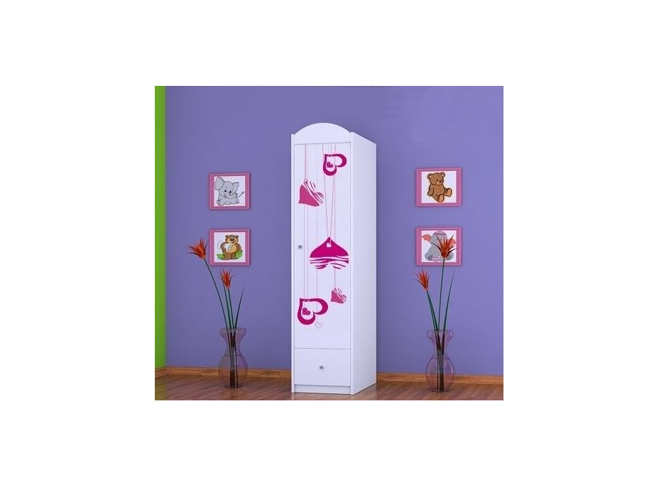 Dětská skříň FALL IN LOVE - TYP 3B