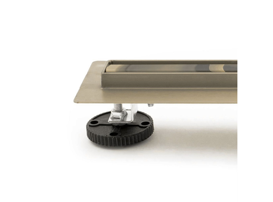 Sprchový žlab MAXMAX Rea NEO PRO SLIM - světle zlatý zrcadlový