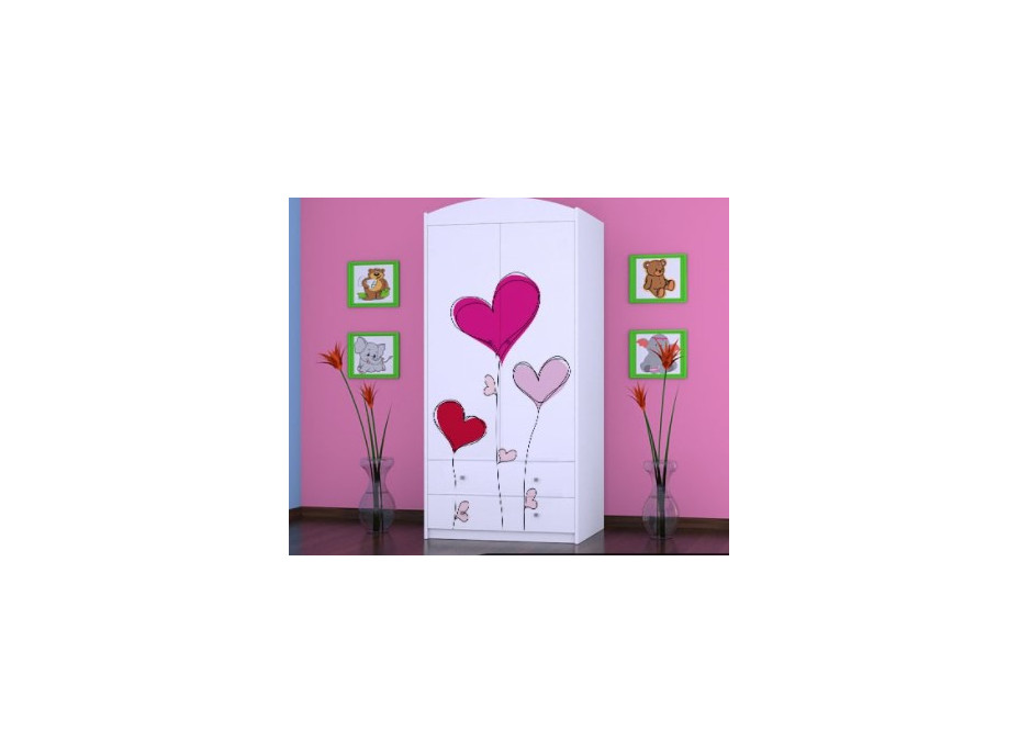 Dětská skříň LOVE - TYP 6B