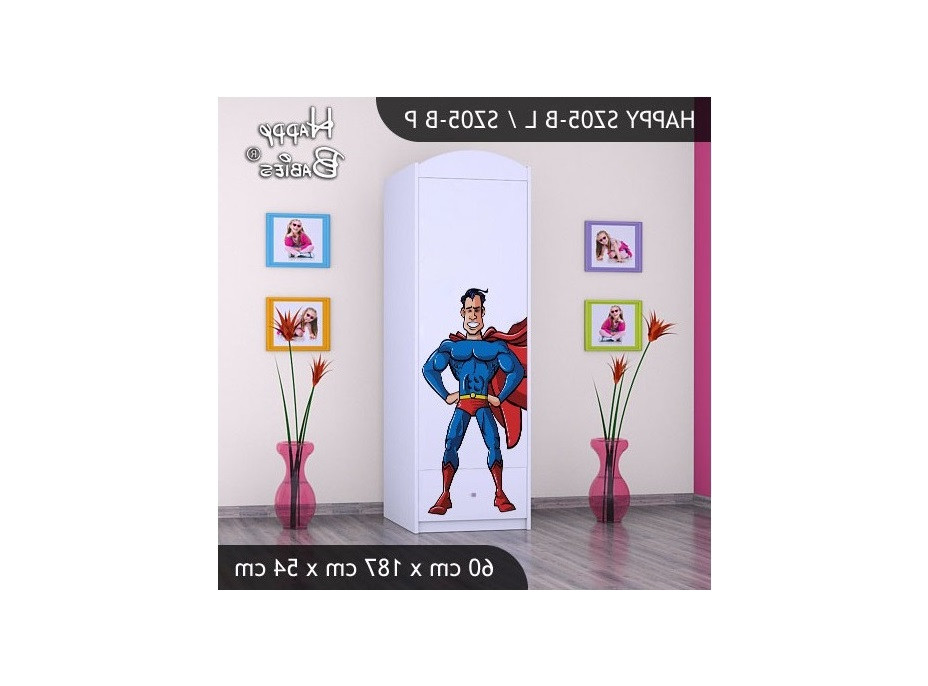 Dětská skříň SUPERMAN - TYP 5B