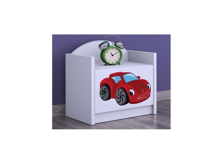 Dětský noční stolek RED CAR - TYP 3