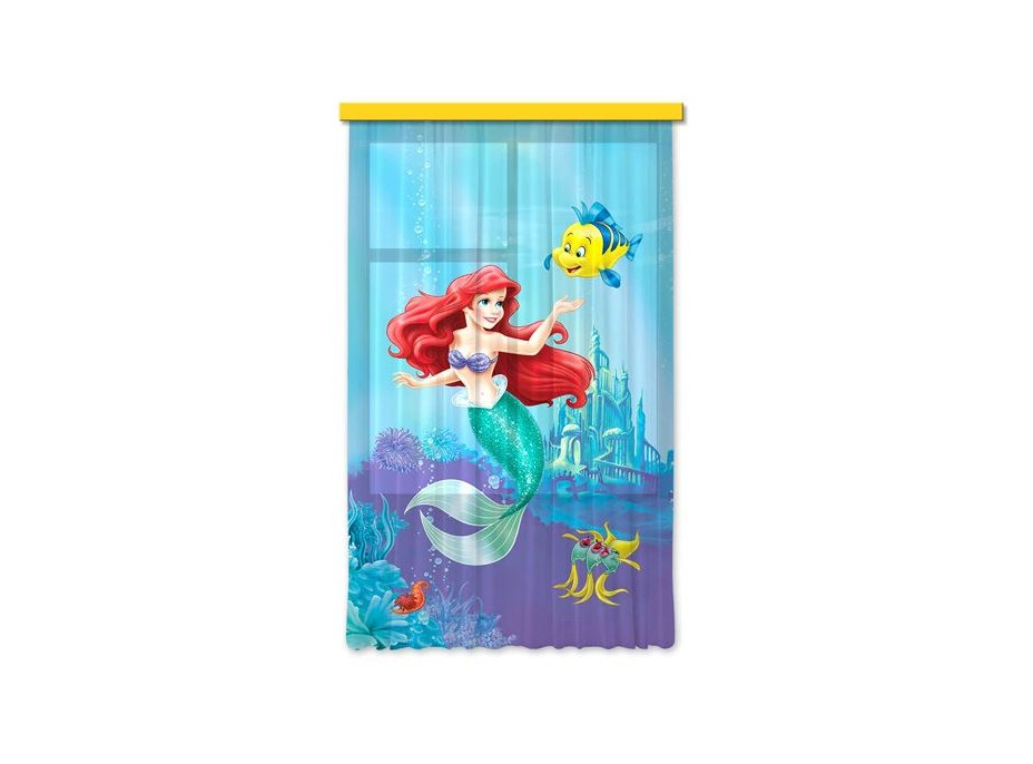 Dětský závěs DISNEY PRINCEZNA ARIEL 140x245 cm