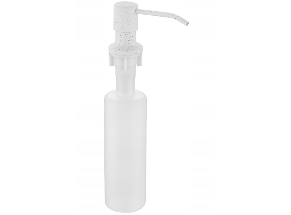 Kulatý dávkovač 320 ml k zabudování do dřezu - bílý kropenatý, 6601320-26