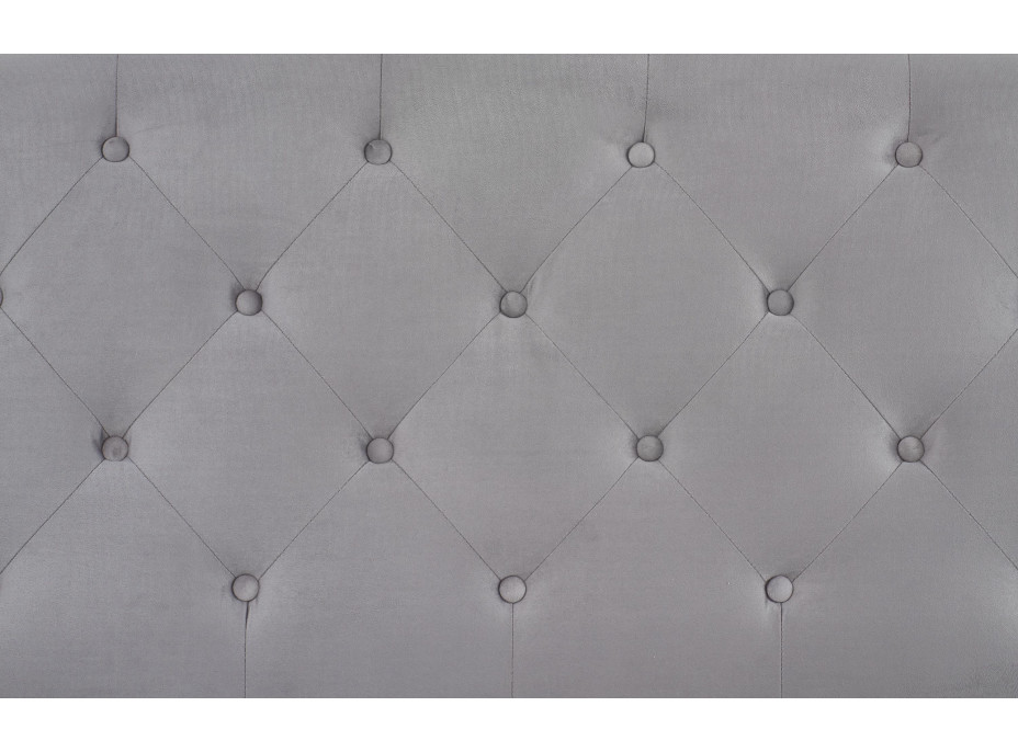 Postel z masivu se šuplíky SABRINA 200x160 cm - čalouněná - zelená