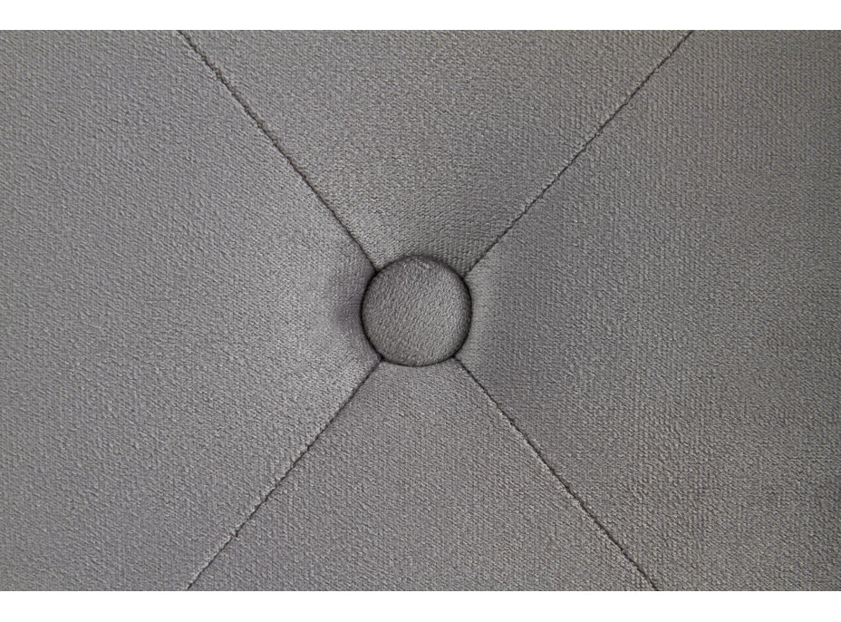 Postel z masivu se šuplíky SABRINA 200x160 cm - čalouněná - zelená