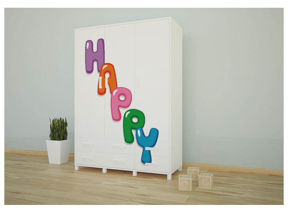 Dětská skříň HAPPY - TYP 9A