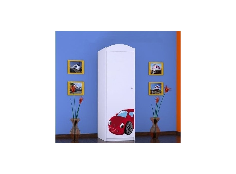 Dětská skříň RED CAR - TYP 5B