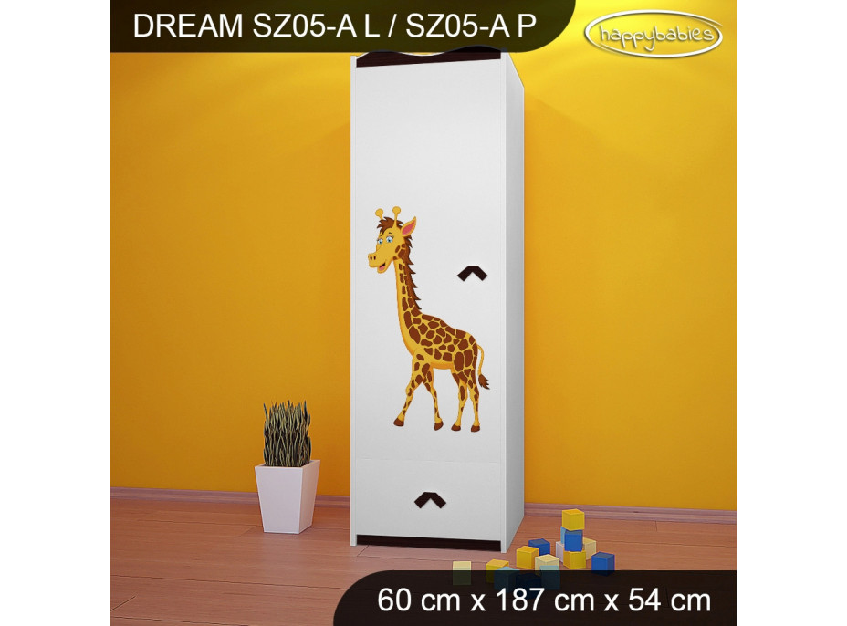 Dětská skříň SAFARI PÁRTY - TYP 5A
