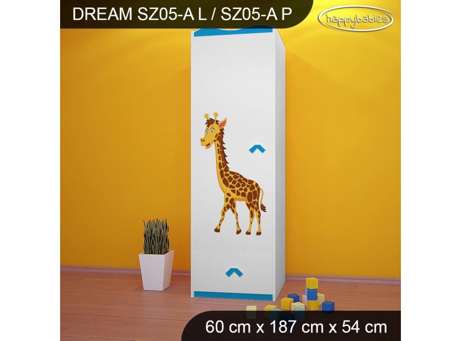 Dětská skříň SAFARI PÁRTY - TYP 5A