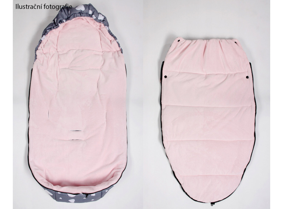 Fusak do kočárku TheBaby - FLAMINGO - šedý
