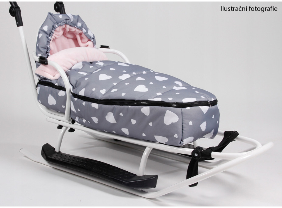 Fusak do kočárku TheBaby - HVĚZDIČKY - tmavě modrý/bílý