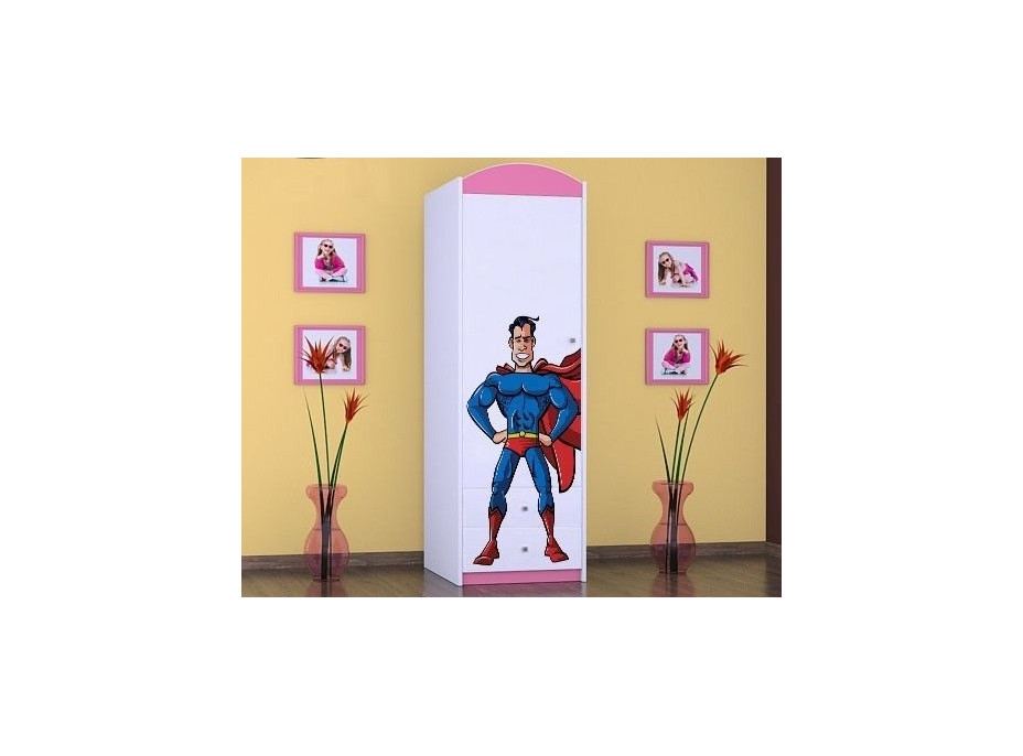 Dětská skříň SUPERMAN - TYP 4B