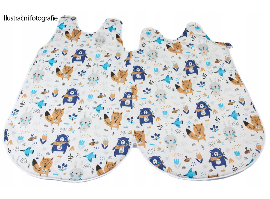 Spací pytel pro miminka 80x50 cm TheBaby - Lapače snů na bílém podkladu