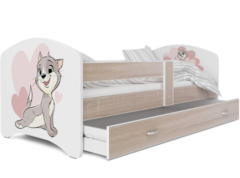 Dětská postel LUCY se šuplíkem - 160x80 cm - KOCOUREK