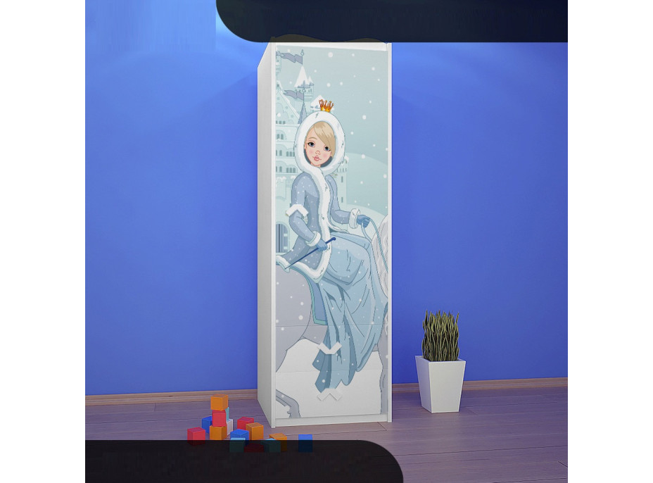 Dětská skříň LEDOVÁ PRINCEZNA - TYP 4B