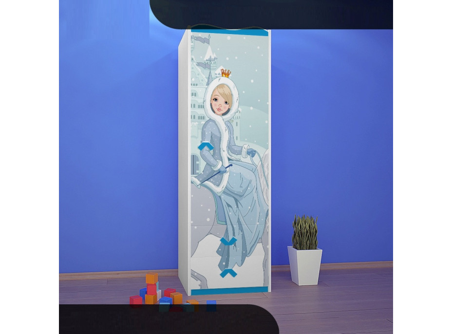 Dětská skříň LEDOVÁ PRINCEZNA - TYP 4B