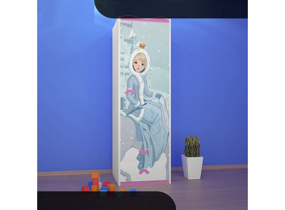 Dětská skříň LEDOVÁ PRINCEZNA - TYP 4B
