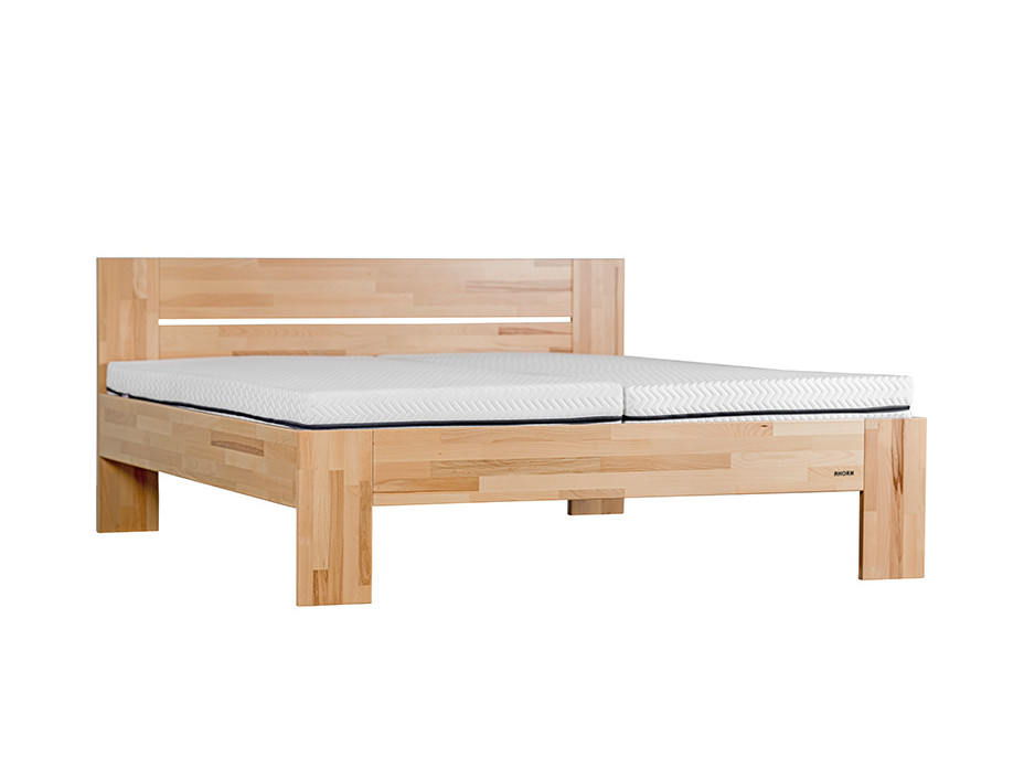 Postel z masivu buku cink VENTO MAX 200x180 cm