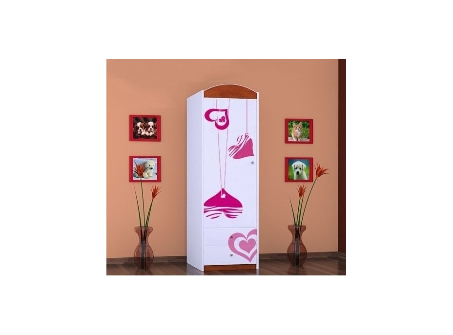 Dětská skříň FALL IN LOVE - TYP 4B