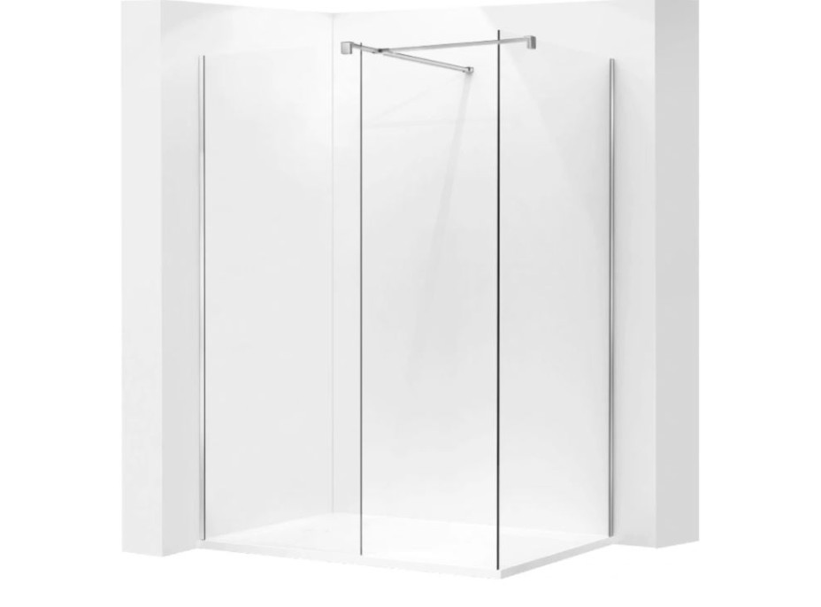 Variabilní sprchová zástěna MEXEN KIOTO 70x200 cm, 8 mm - čiré sklo