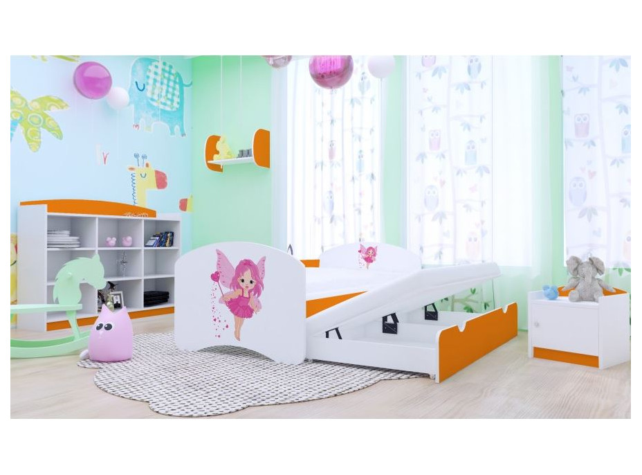 Dětská postel pro DVA (s výsuvným lůžkem) 180x90 cm - VÍLA