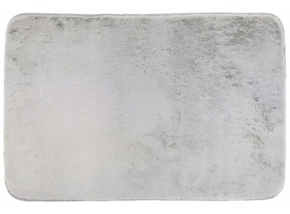 Koupelnová plyšová předložka OSLO TPR 50x75 cm - světle šedá