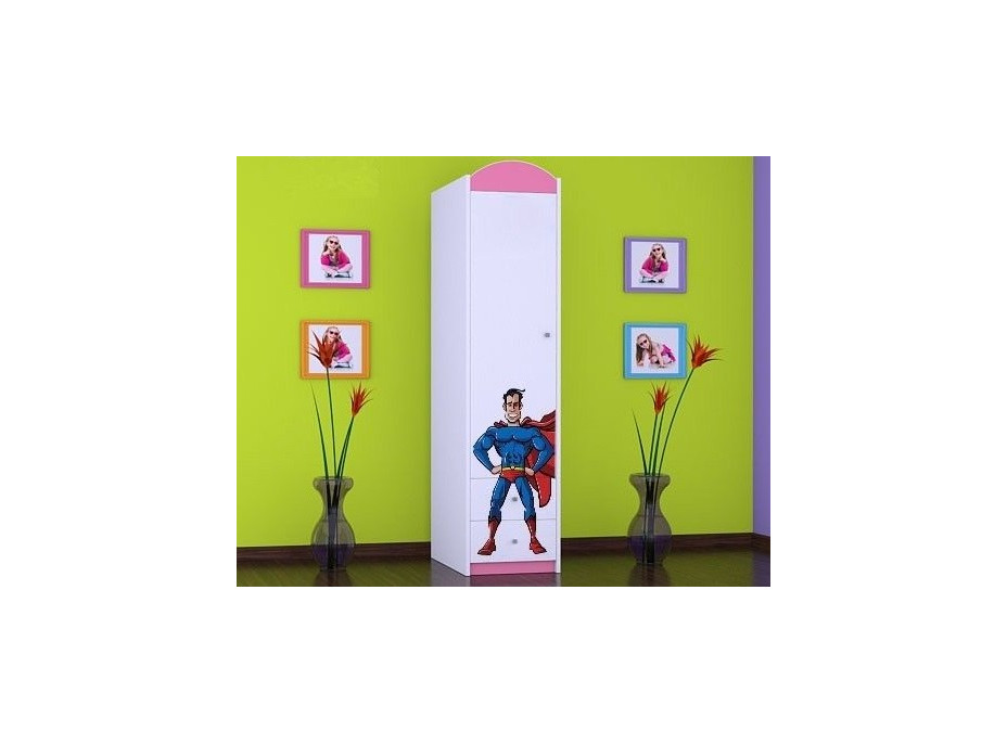 Dětská skříň SUPERMAN - TYP 1A