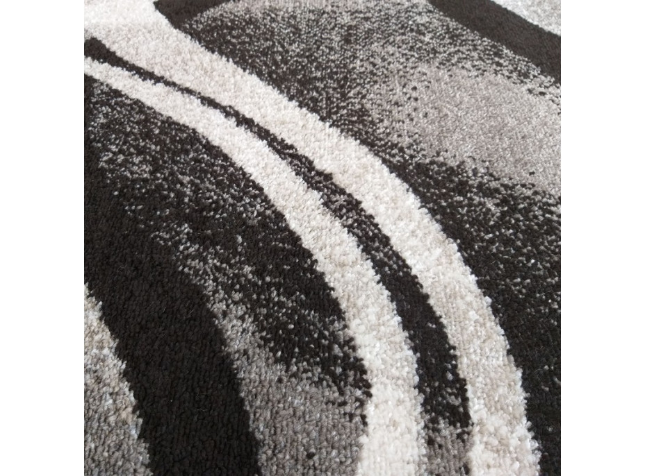 Kusový koberec WAVE - šedý