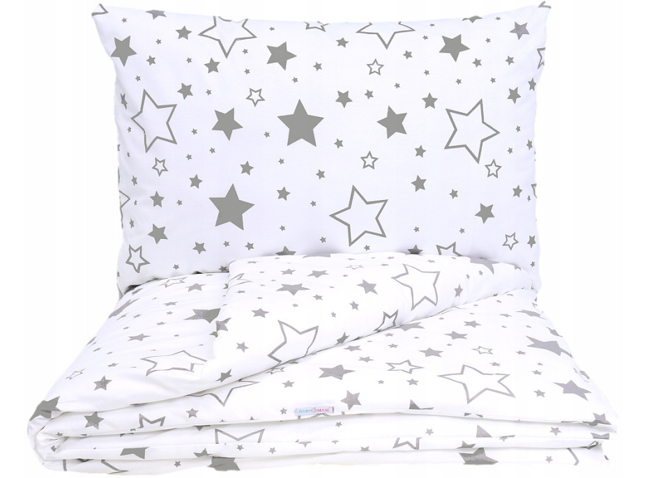 Dětské bavlněné povlečení do postýlky 135x100 cm BABYMAM PREMIUM - Mléčná dráha