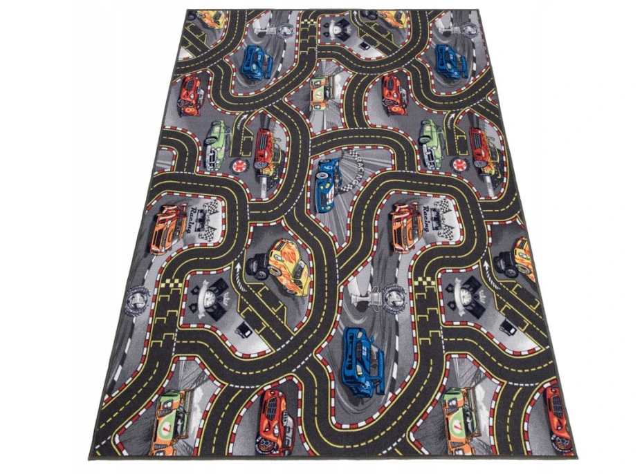 Dětský koberec CARS 2 ŠEDÝ - Dětské koberce MAXMAX.cz
