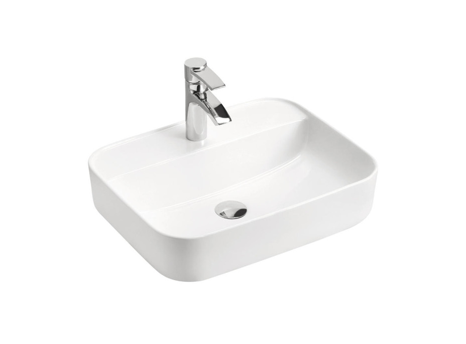 Keramické umyvadlo MAGIC WHITE 50 cm DP - bílé