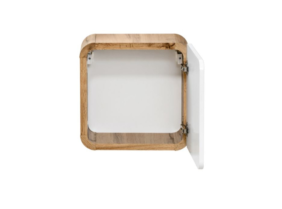 Sestava koupelnového nábytku BÁRA 40 cm s úzkou umyvadlovou skříňkou vč. keramického umyvadla bez přepadu