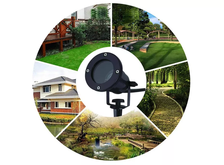 Zahradní reflektorová lampa SPOT - GU10 - IP65 - černá