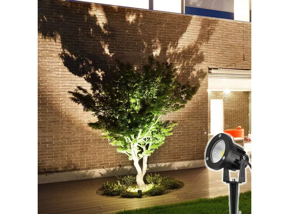 Zahradní reflektorová lampa SPOT - GU10 - IP65 - černá