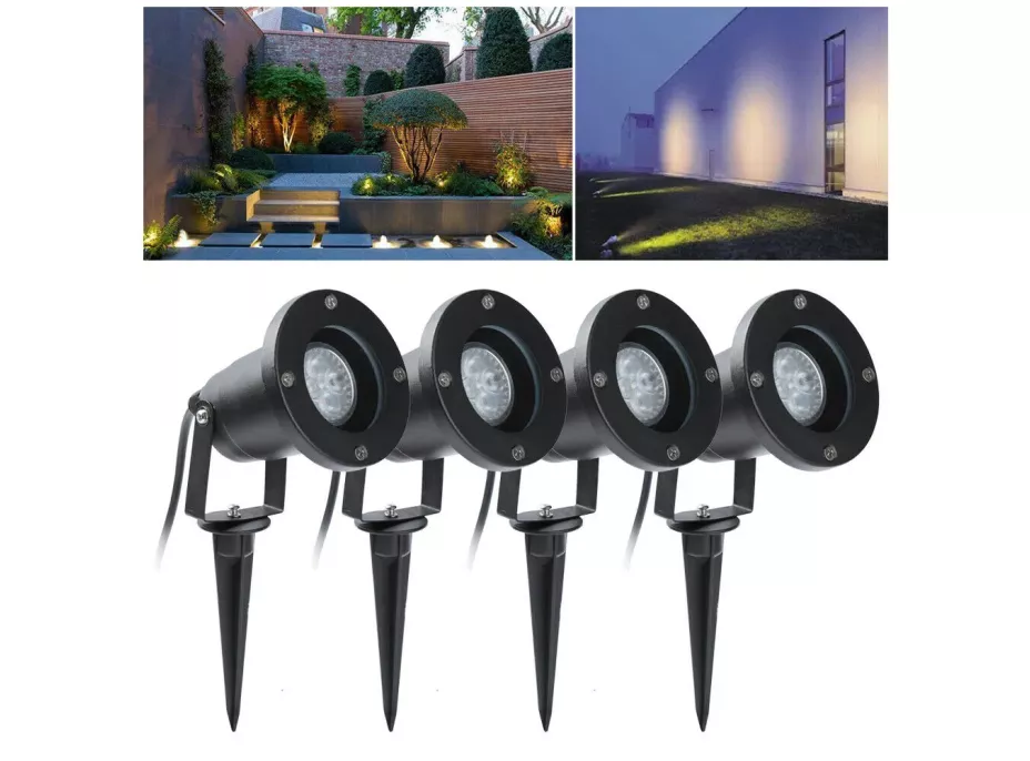 Zahradní reflektorová lampa SPOT - GU10 - IP65 - černá