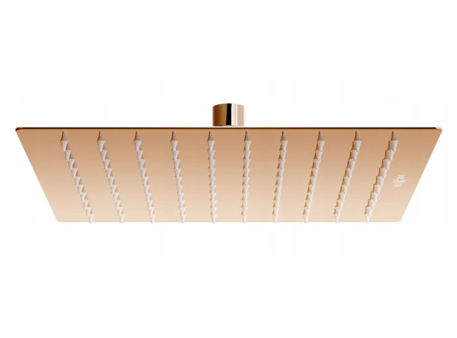 Sprchová dešťová hlavice MAXMAX MEXEN SLIM - čtvercová - 25x25 cm - rose gold, 79125-60