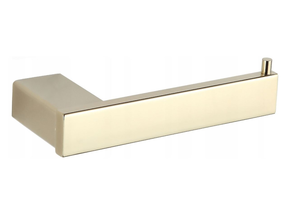 Držák toaletního papíru MAXMAX MEXEN PAVO rovný - kovový - zlatý, 7030433-50