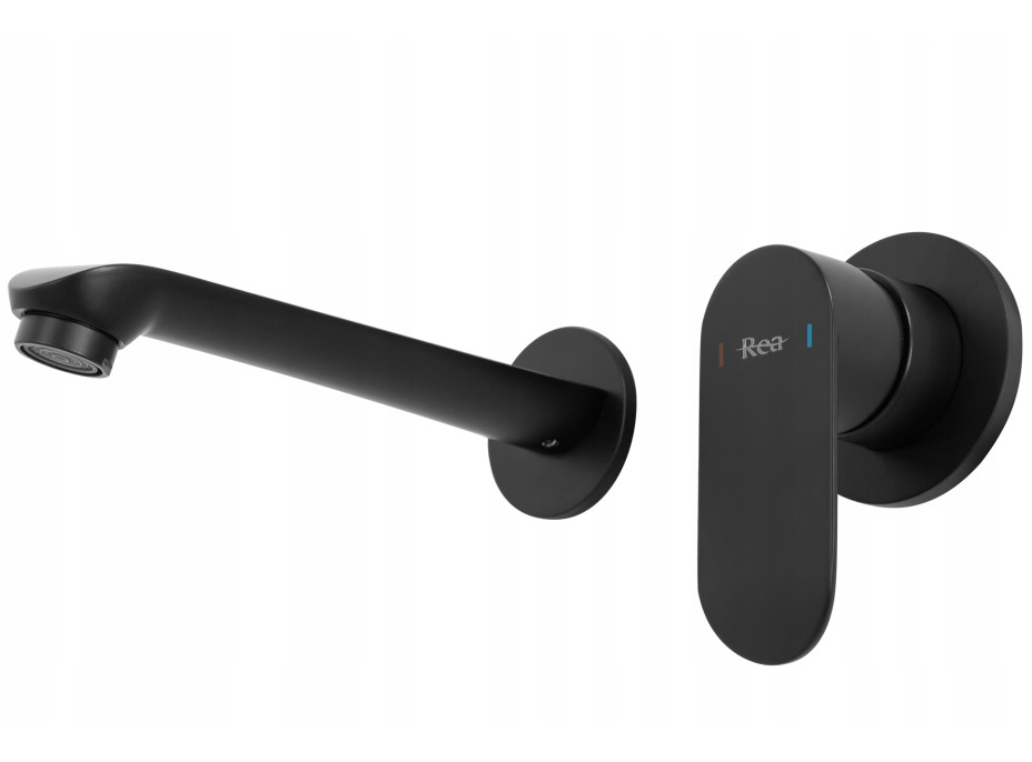 Podomítková baterie REA HYPER - černá