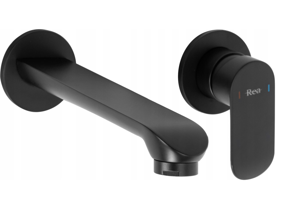 Podomítková baterie REA HYPER - černá