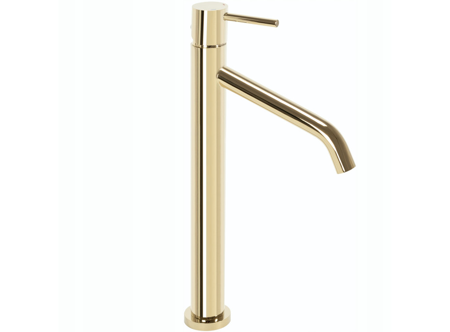 Umyvadlová baterie REA LEVEL - vysoká - zlatá